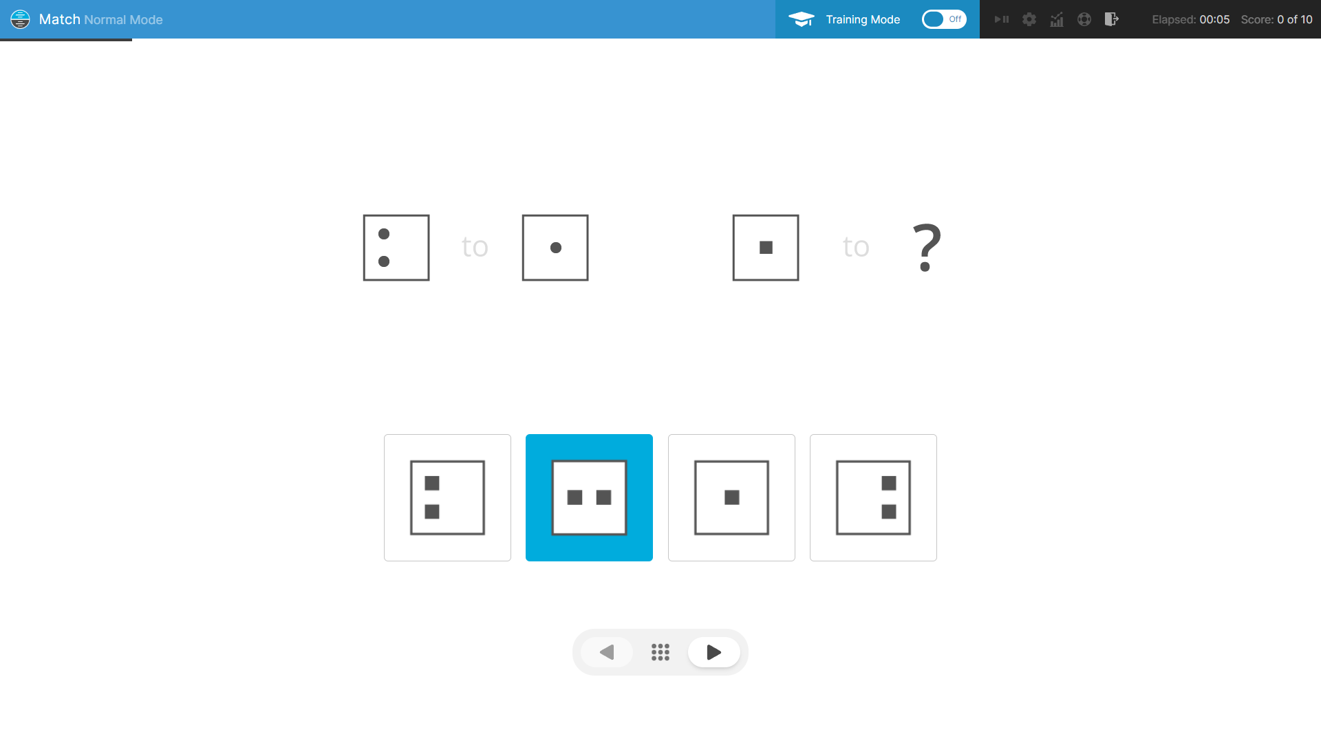 Match transformation task